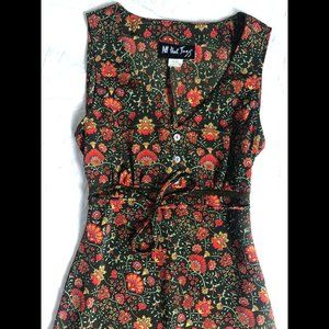 Vintage All That Jazz Floral Dress 5/6